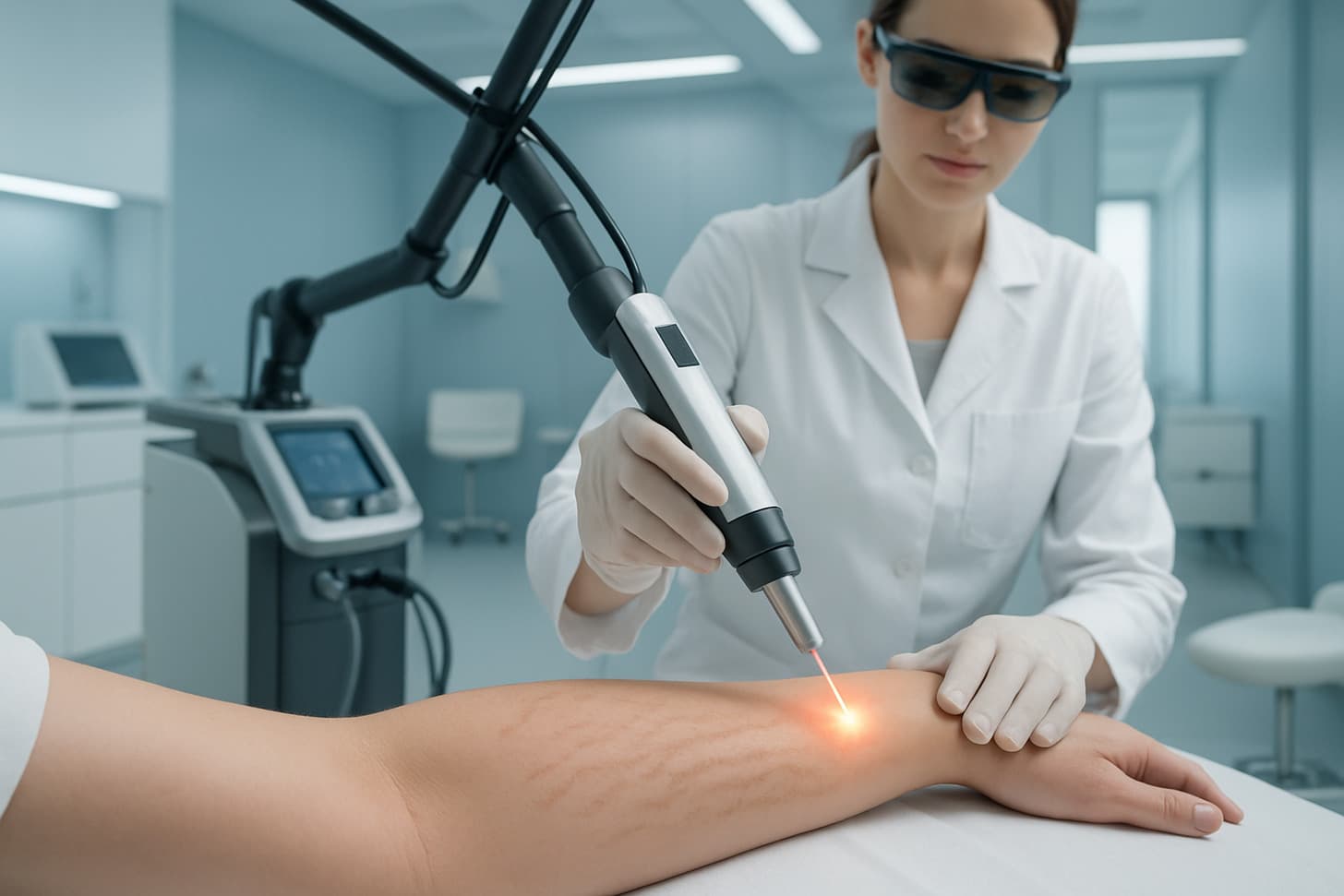 laserowe usuwanie rozstępów